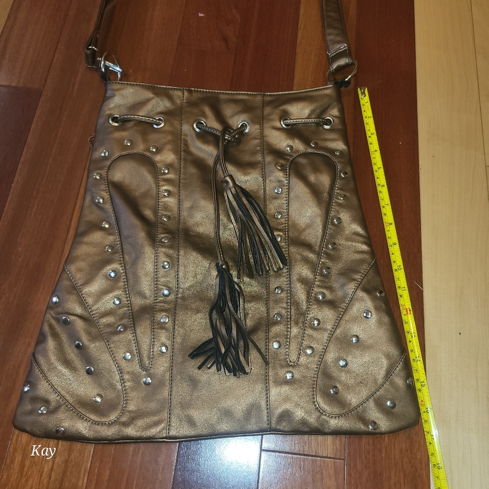 Brown Studded purse